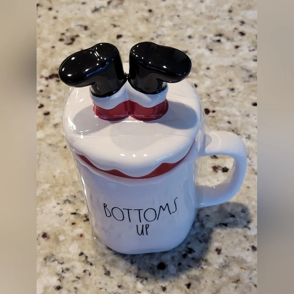 Rae Dunn Santa Claus Mug With Topper